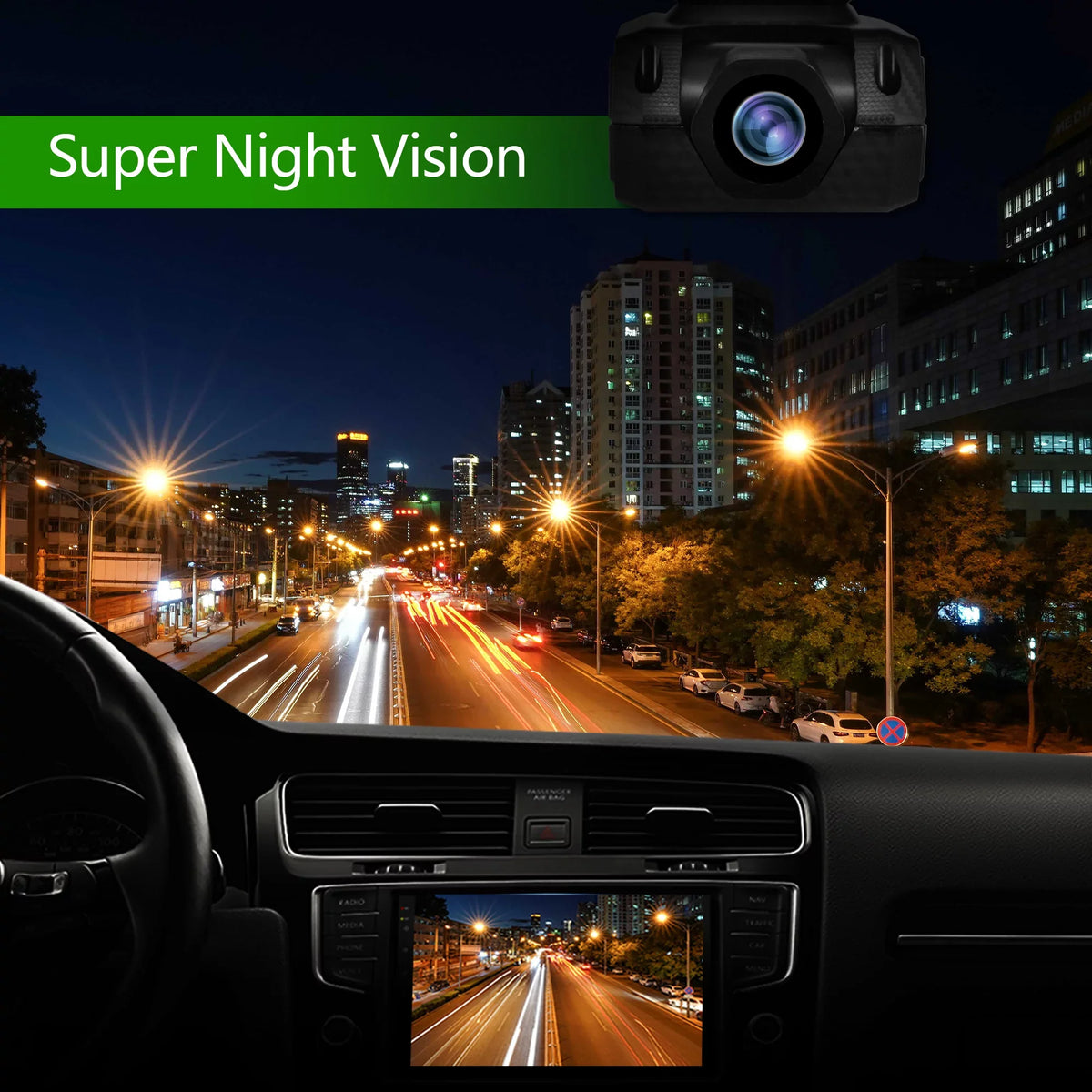 ADAS Road 1080P DVR Recording Vision Night Support Camera Car 170 Wide HD Recorder Loop Dash USB Video Angle
