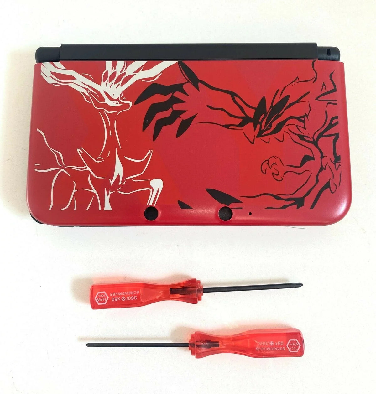 Nintendo 3DS for Tools 2015 Shell Housing Replacement XL Pokemon Screen Red