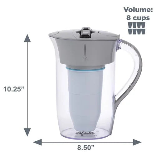 Water Cup Water with 8 Round ZR-0810G, Quality Pitcher ZeroWater Meter Filter
