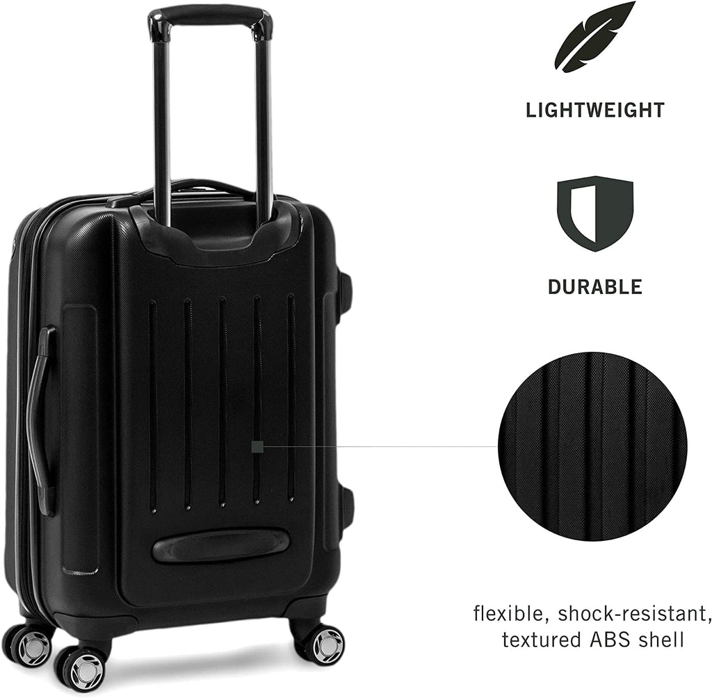 Spinner Set Expandable 8-Wheel Renegade Black Cole Kenneth 3-Piece 3-Piece Suitcase, Black, Set (20"/24"/28") Luggage REACTION Hardside (20"/24"/28") Lightweight