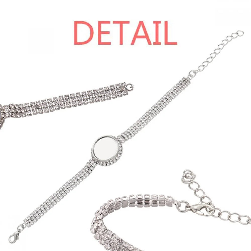 Chain Bracelet Diamond Set Tennis Germany Landmark Famous Anklet Jewelry