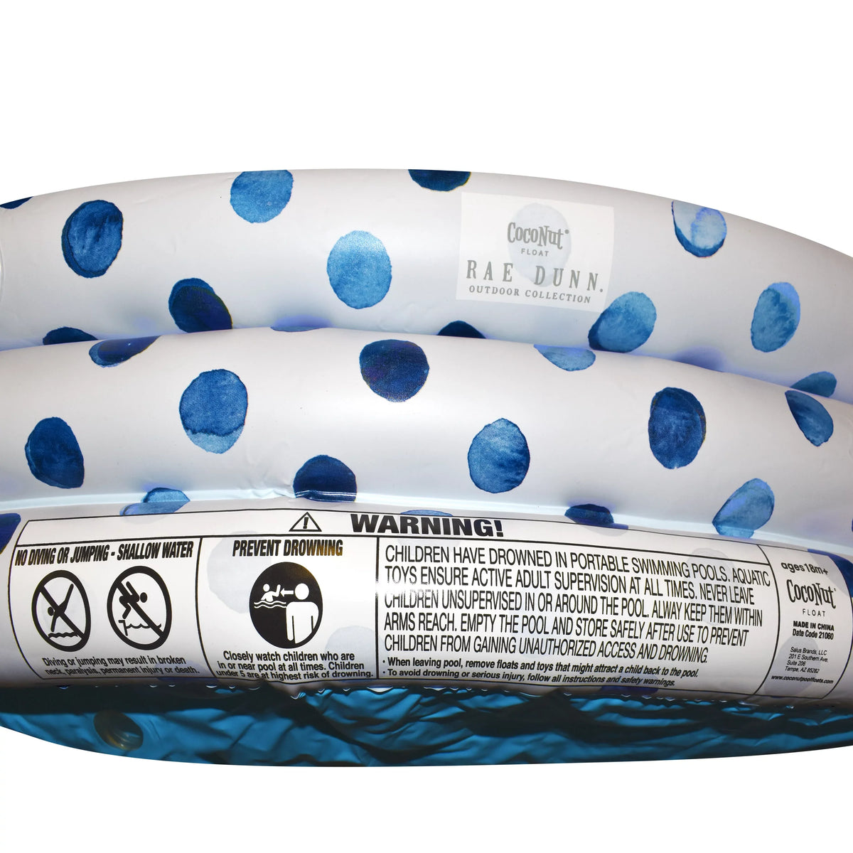 Comes The 38012G - Mini Pool Dunn Sun Indigo Inflatable Rae Polka Here Dot