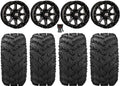 Machined Reptile Wheels Tires 12" Kawasaki HL4 26" Mule Teryx High Lifter