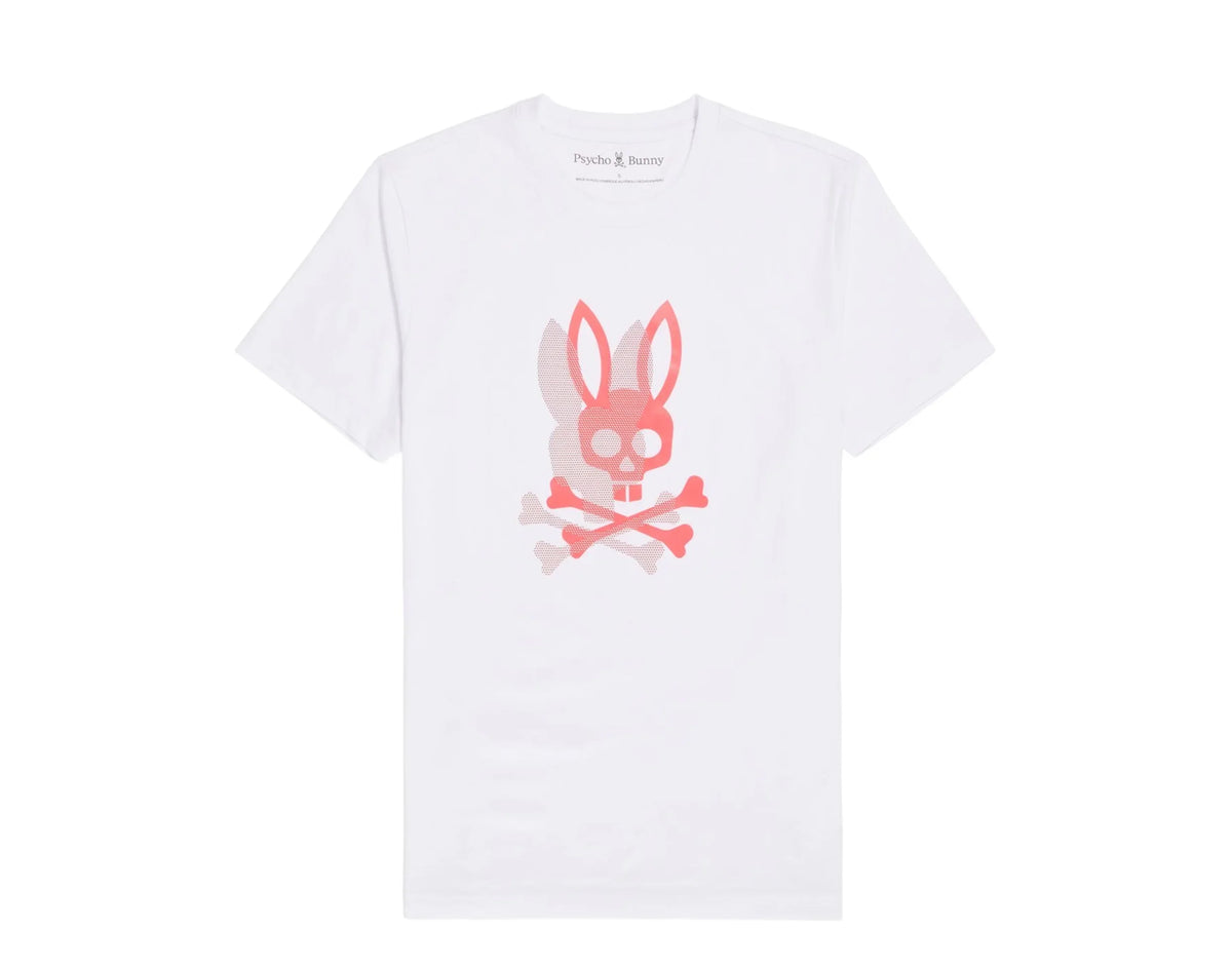 Chicago Dotted Psycho Bunny Graphic ShirtWhiteS Men's Tee HD BunnyPsycho