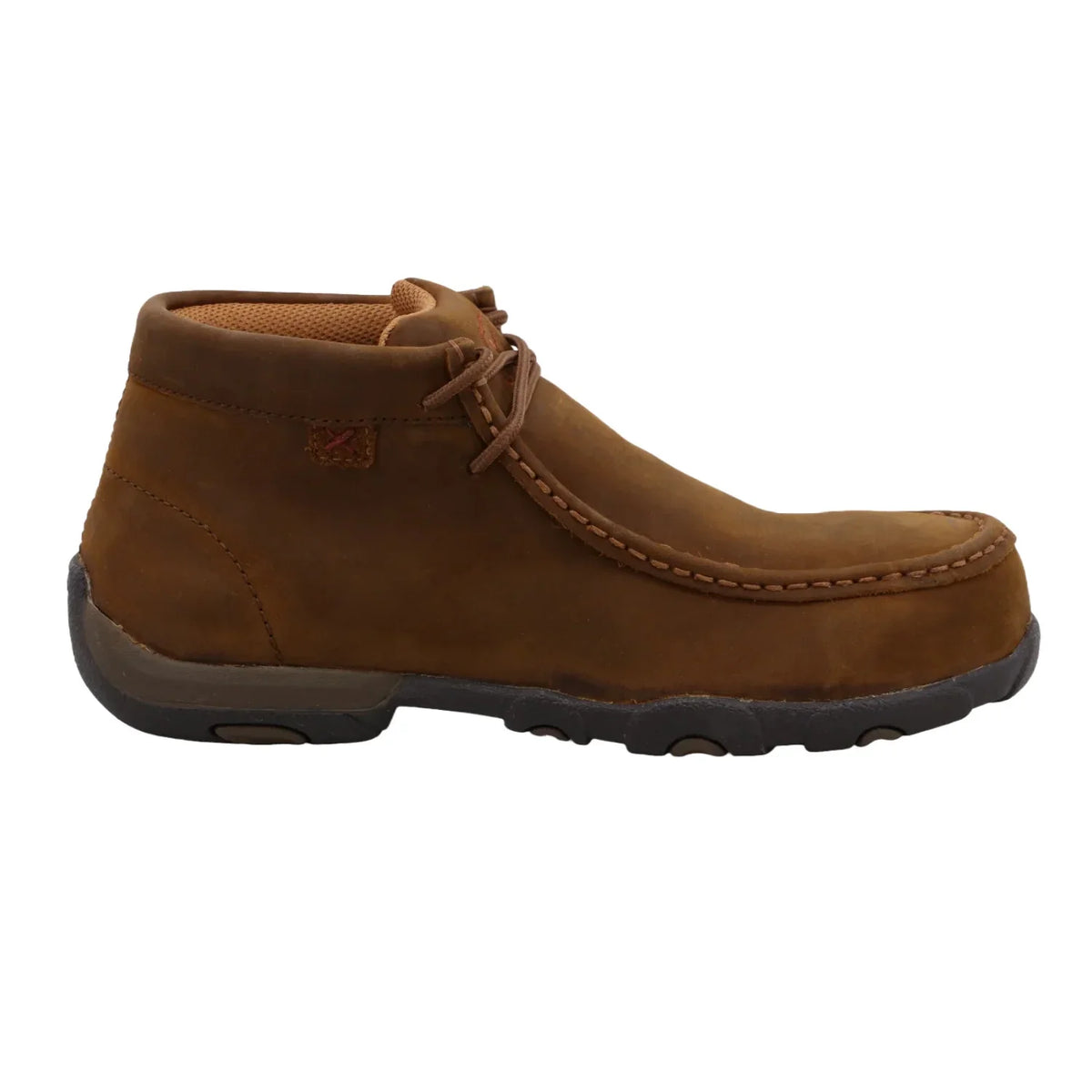 Shoe X Women's Moc 11 Twisted Toe Distressed Leather WDMST01 Saddle Work W Steel