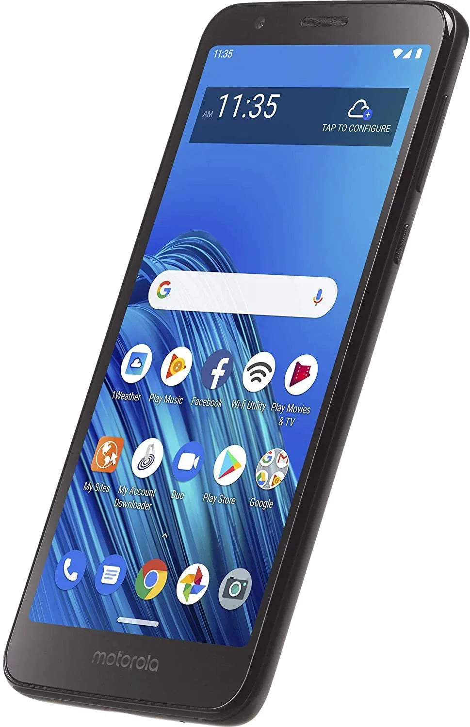 Black TracFone Locked Prepaid E6 Smartphone 4G Motorola LTE Moto 32GB