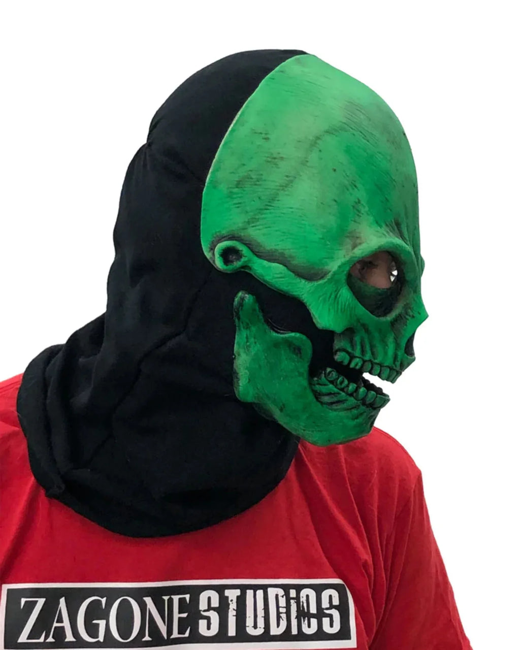 Uv Green Mask Skull Sock