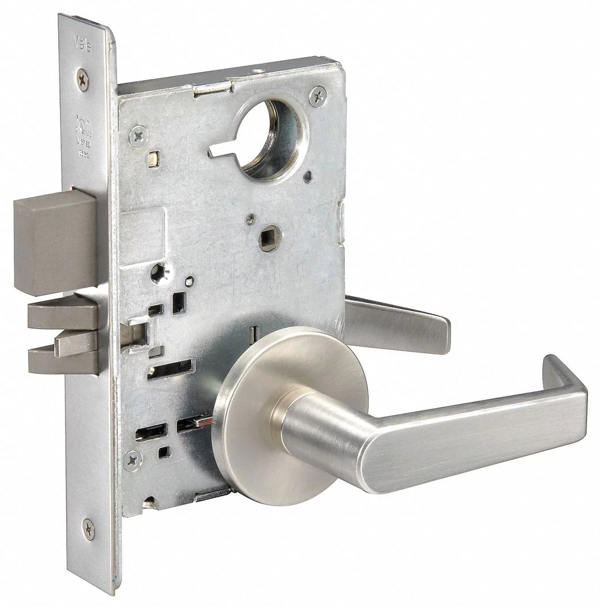 Lever 626 Lockset,Mechanical,Privacy,Grade AUR8802FL x Yale 1