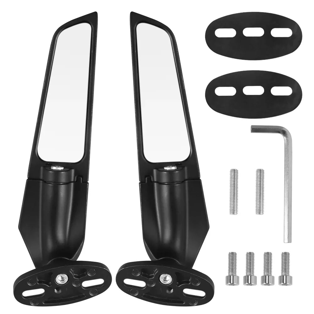 JahyShow Rear Wind Stealth YZF R3 For Mirror R25 Yamaha Motorcycle Swivel Wing Side View