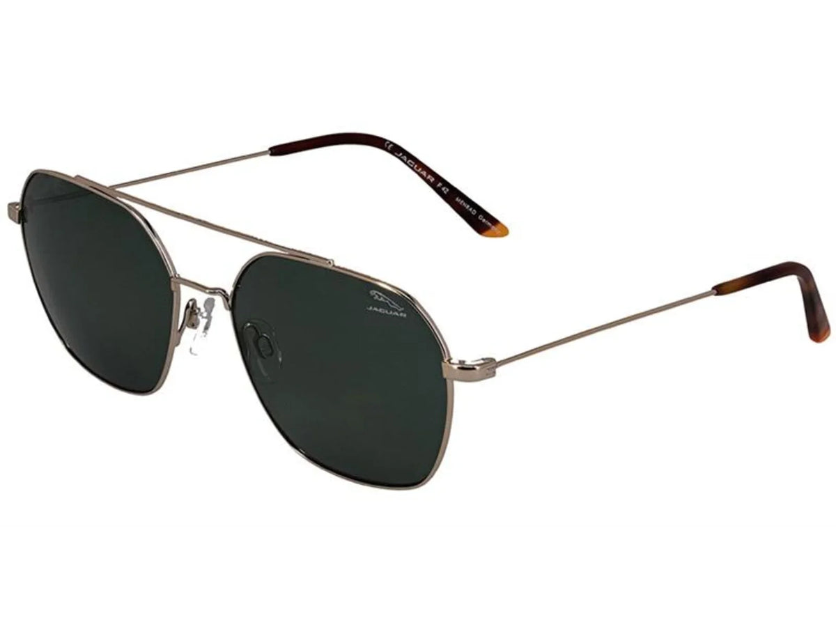 Jaguar 57-17-145 37595 Black-Green, Nano Sunglasses, Lenses,