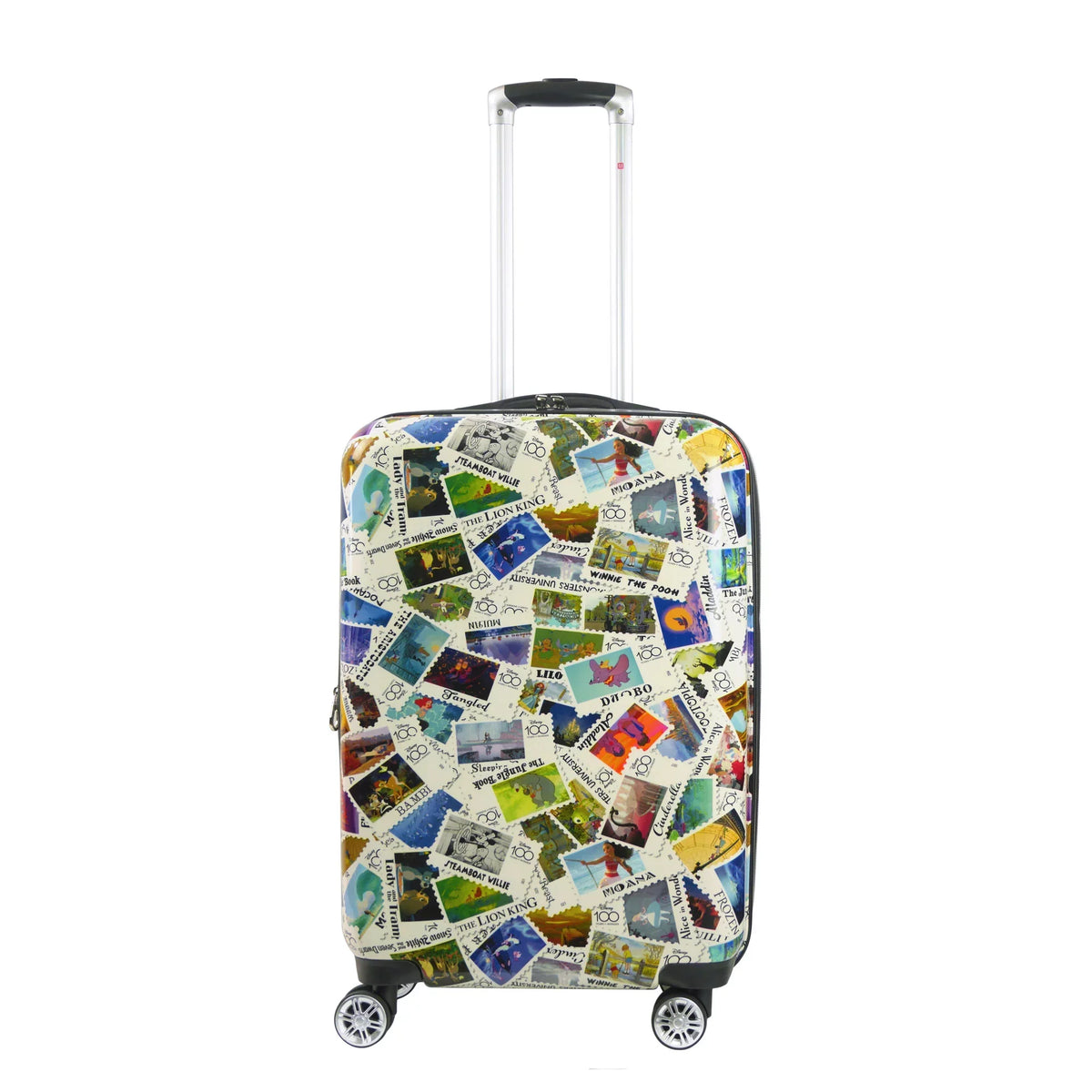 Disney Wheels, Inch Suitcase with Spinner Disney Multi Rolling Luggage, 26 Stamps Hardshell