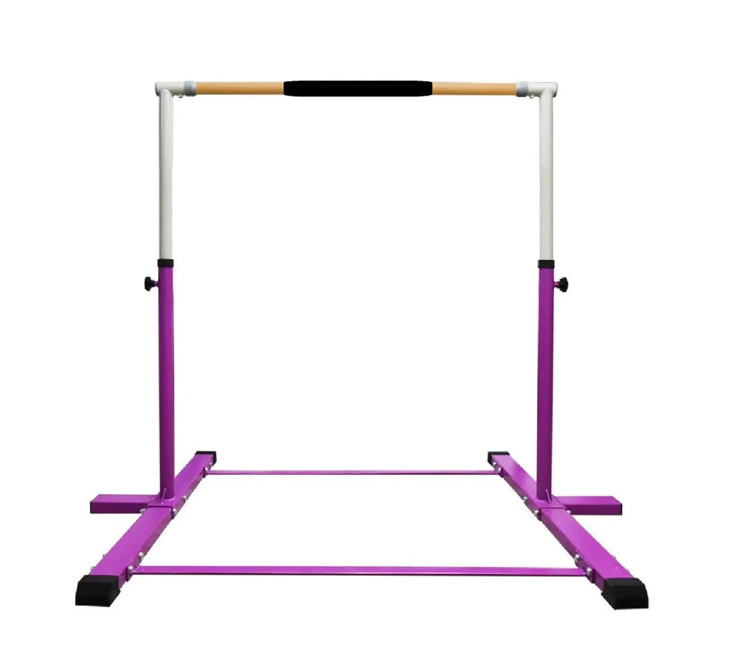 Kids 5 Gymnastic for Athletic Cushioned Height Bar Junior Asymmetric to Bar, Gymnastic FT Bar Training, Bar Bar Kip Adjustable Bar Gymnastics Expandable 3 Purple Horizontal Professional Gymnast Bar