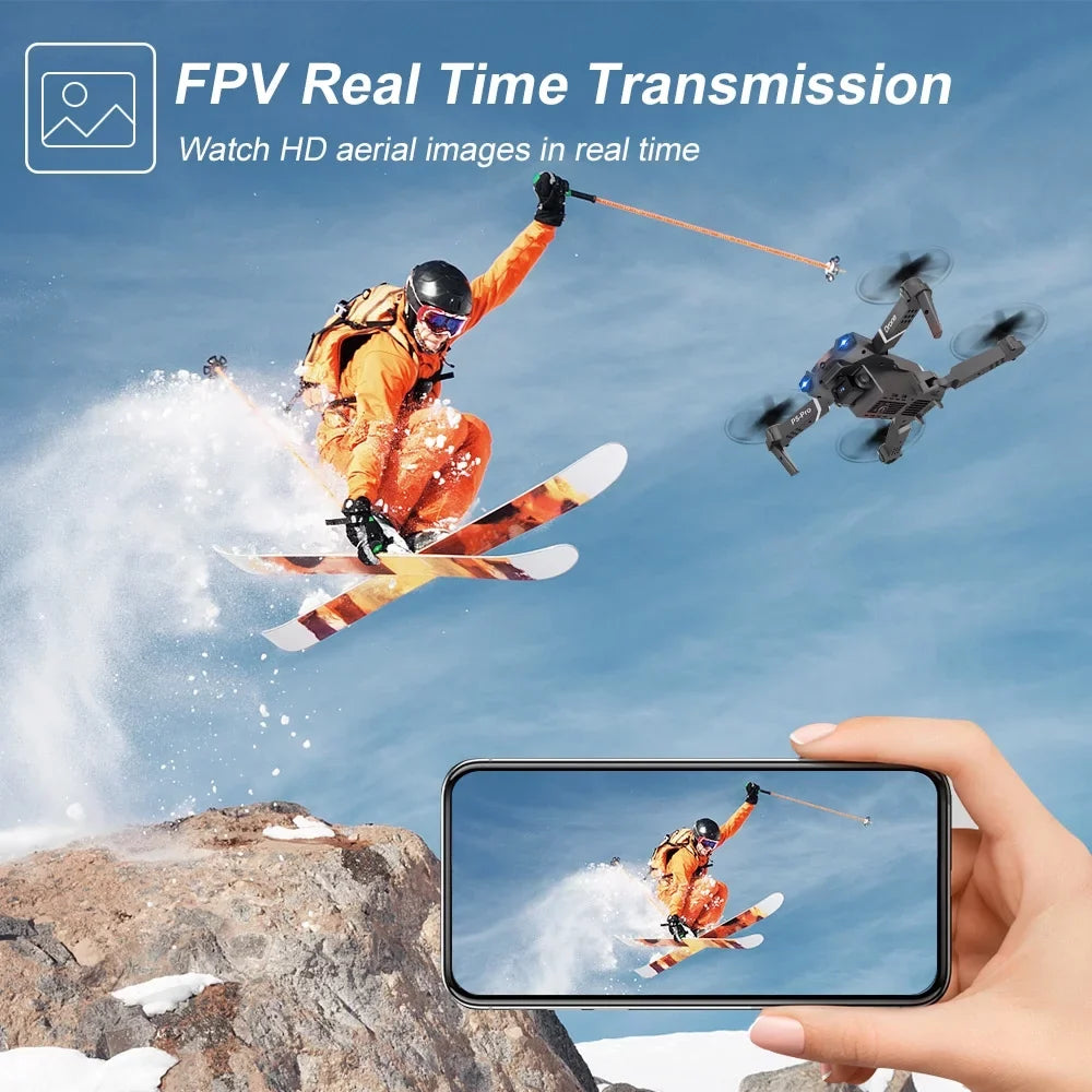 Gifts KROV 4K for Kids, Mini Camera 7 Toys Beginners Foldable 8 with Drone for Adults 10 Kids with 12 14 Old 11 years, 8 boys Toys Drone 3 13 10 Dual - for Ages and 9 Year Batteries
