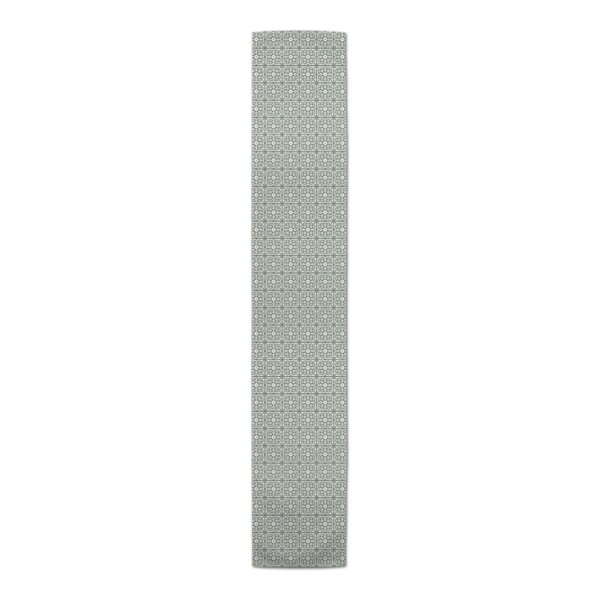 Green Table 16x72 Sage Poly Twill Pattern Runner Products Tile Creative