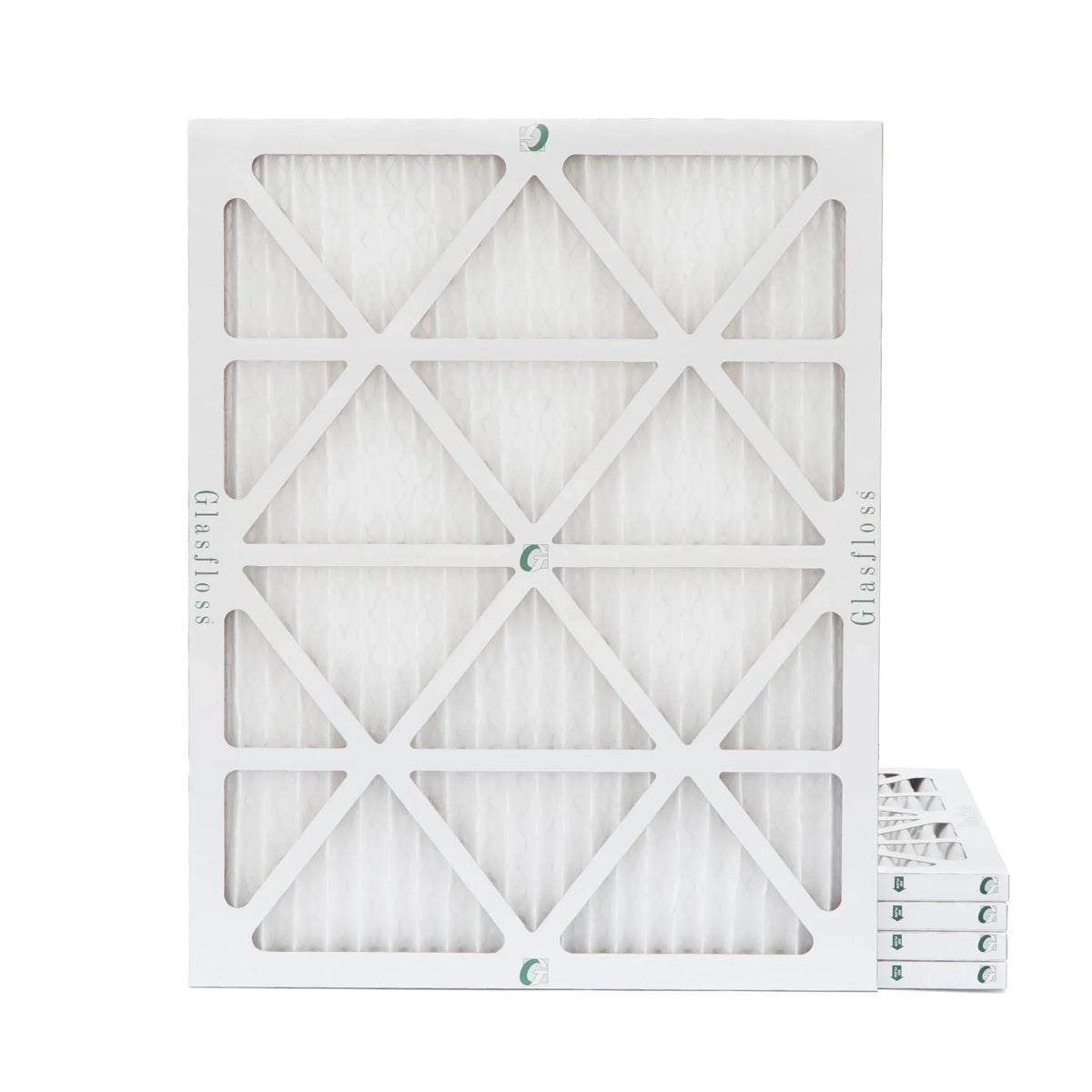 Glasfloss. 7/8 ( Size: HVAC Quantity Pleated 16x20x1 MERV Exact 19-1/2 5 10 Air x ) 15-1/2 by x Filters