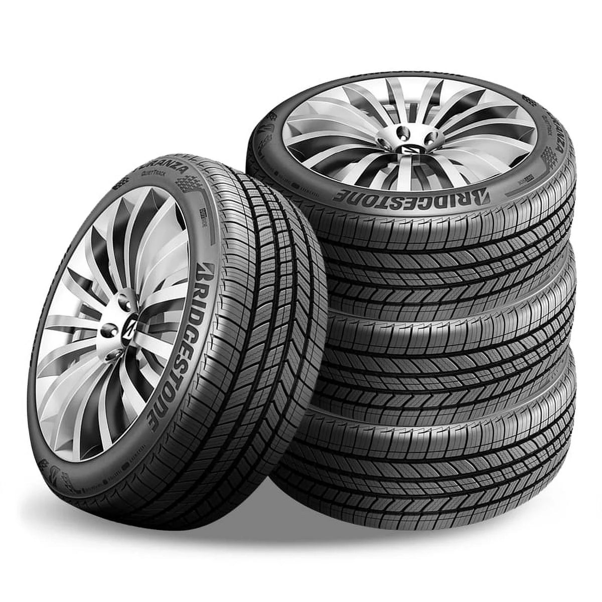 80K / 800AA 91H Bridgestone / 195/65R15 2 Tires 195/65/15 Warranty BR000064 QuietTrack Turanza 1956515 Mileage