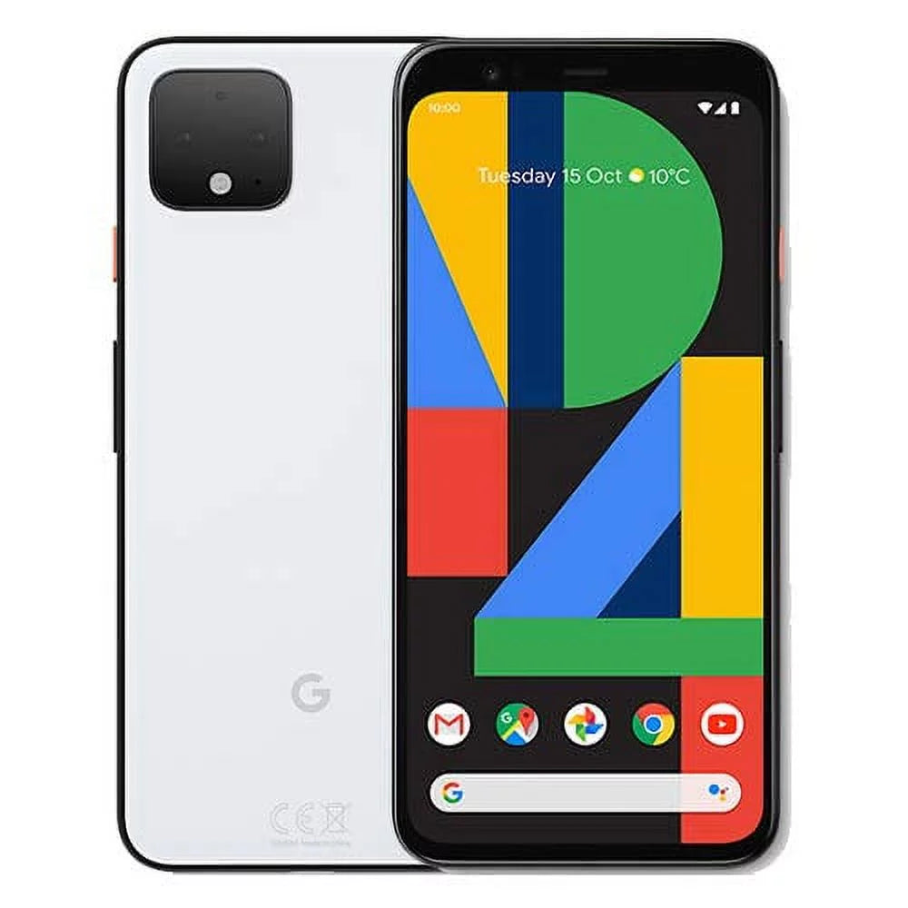 Version - White) Android International (Clearly Pixel Unlocked Google (GSM 4 G020M inch 4G/LTE Factory 128GB No 5.7 CDMA) Only, Smartphone