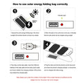'- Koeb Qisuo Solar Huiop Charger,Solar Mobile Panel Removable PanelRemovable Dabey Pristin SolarMobile Anrio Outdoor MobileSolar 5pcs Solar