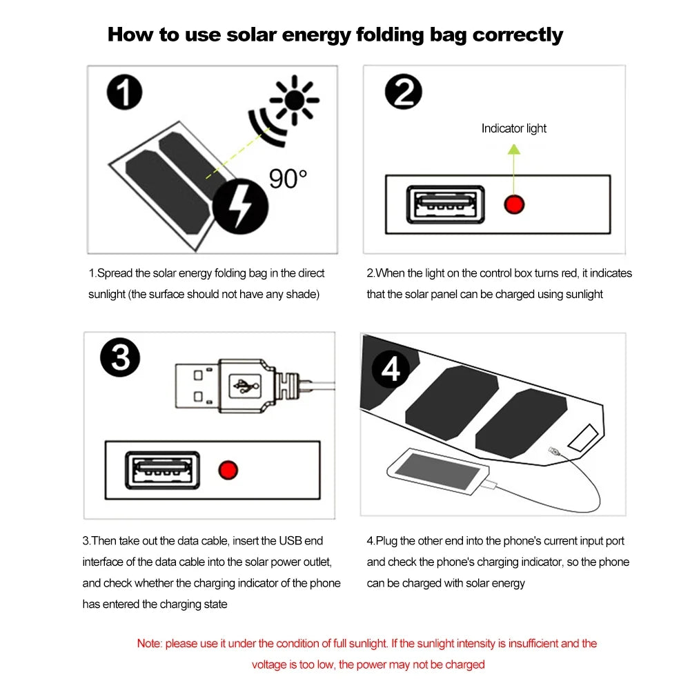 '- Koeb Qisuo Solar Huiop Charger,Solar Mobile Panel Removable PanelRemovable Dabey Pristin SolarMobile Anrio Outdoor MobileSolar 5pcs Solar