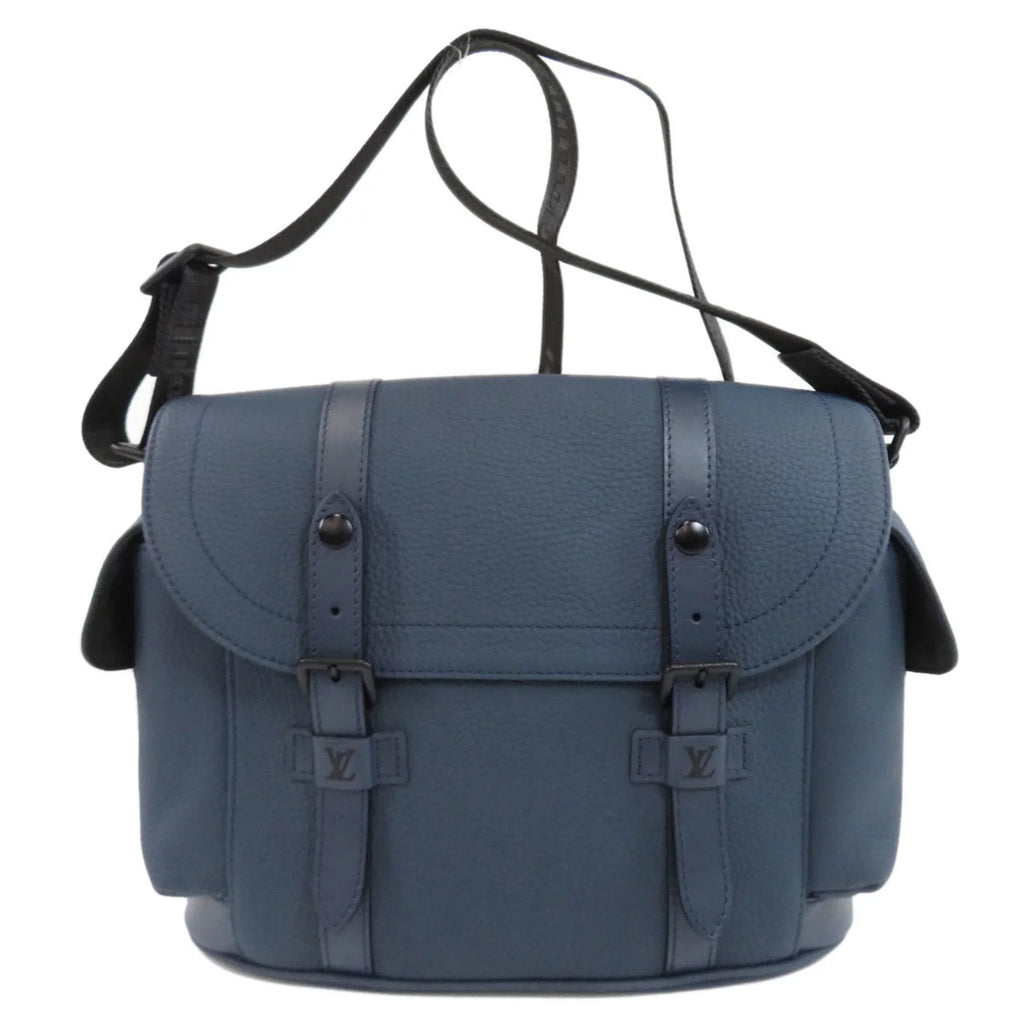 (Good) M58475 Vuitton Pre-Owned Leather Bag Taurillon Christopher Men's Louis Shoulder