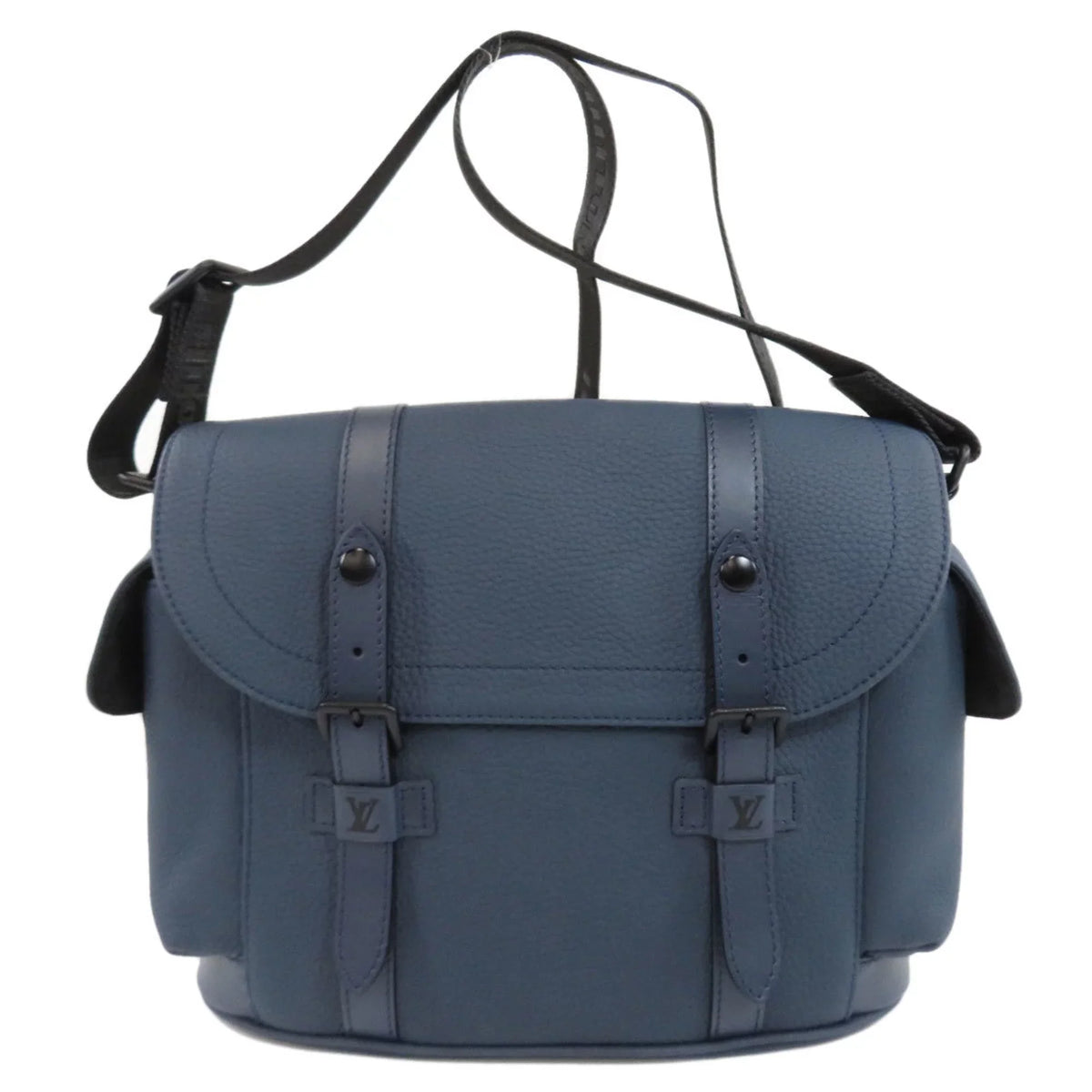 (Good) M58475 Vuitton Pre-Owned Leather Bag Taurillon Christopher Men's Louis Shoulder