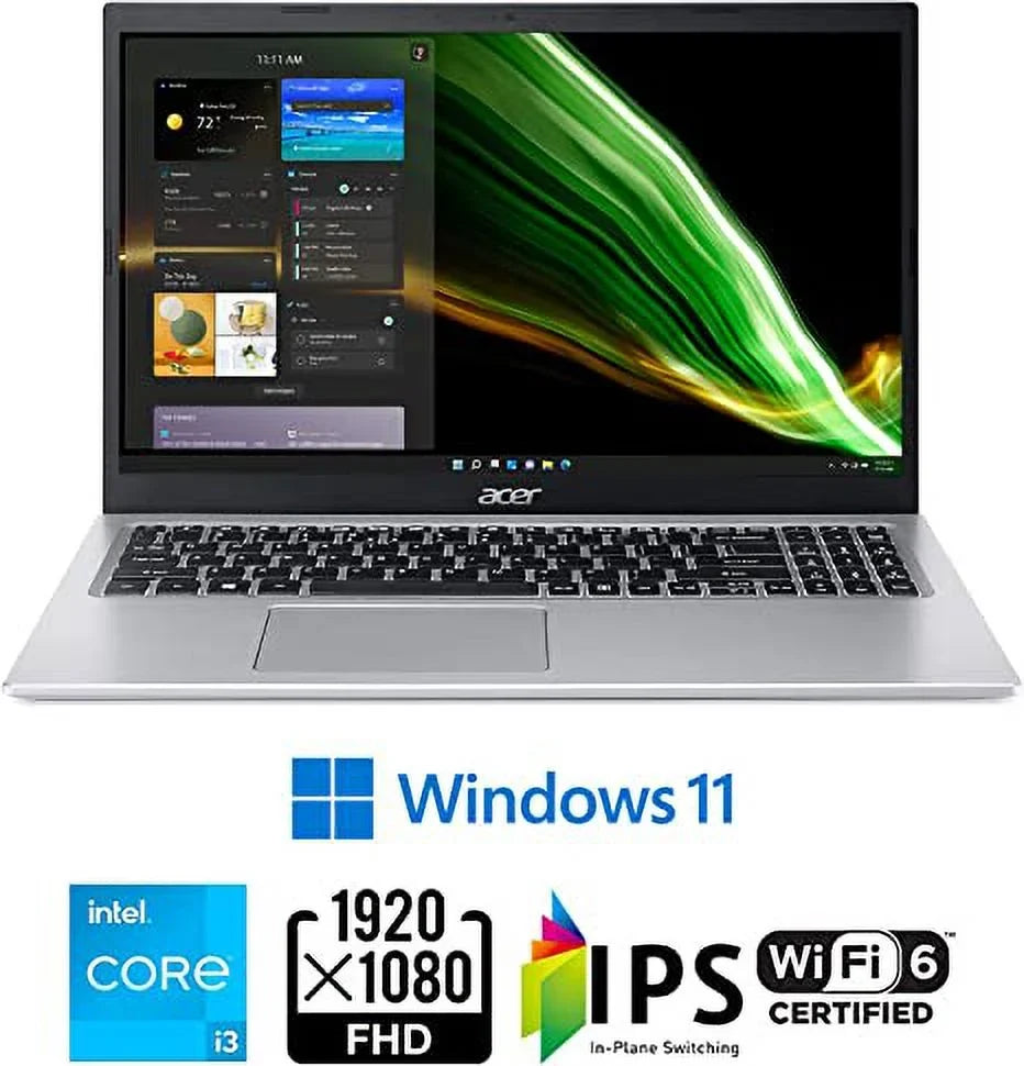 I3-1115G4 SSD ASPIRE 4GB ACER - 15.6" SILVER FHD 5 128GB A515-56-33C0