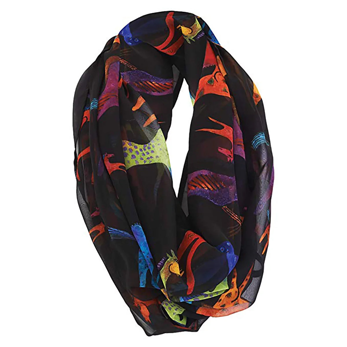 Horses Scarf Wrap Artistic Laurel Infinity Burch Dancing