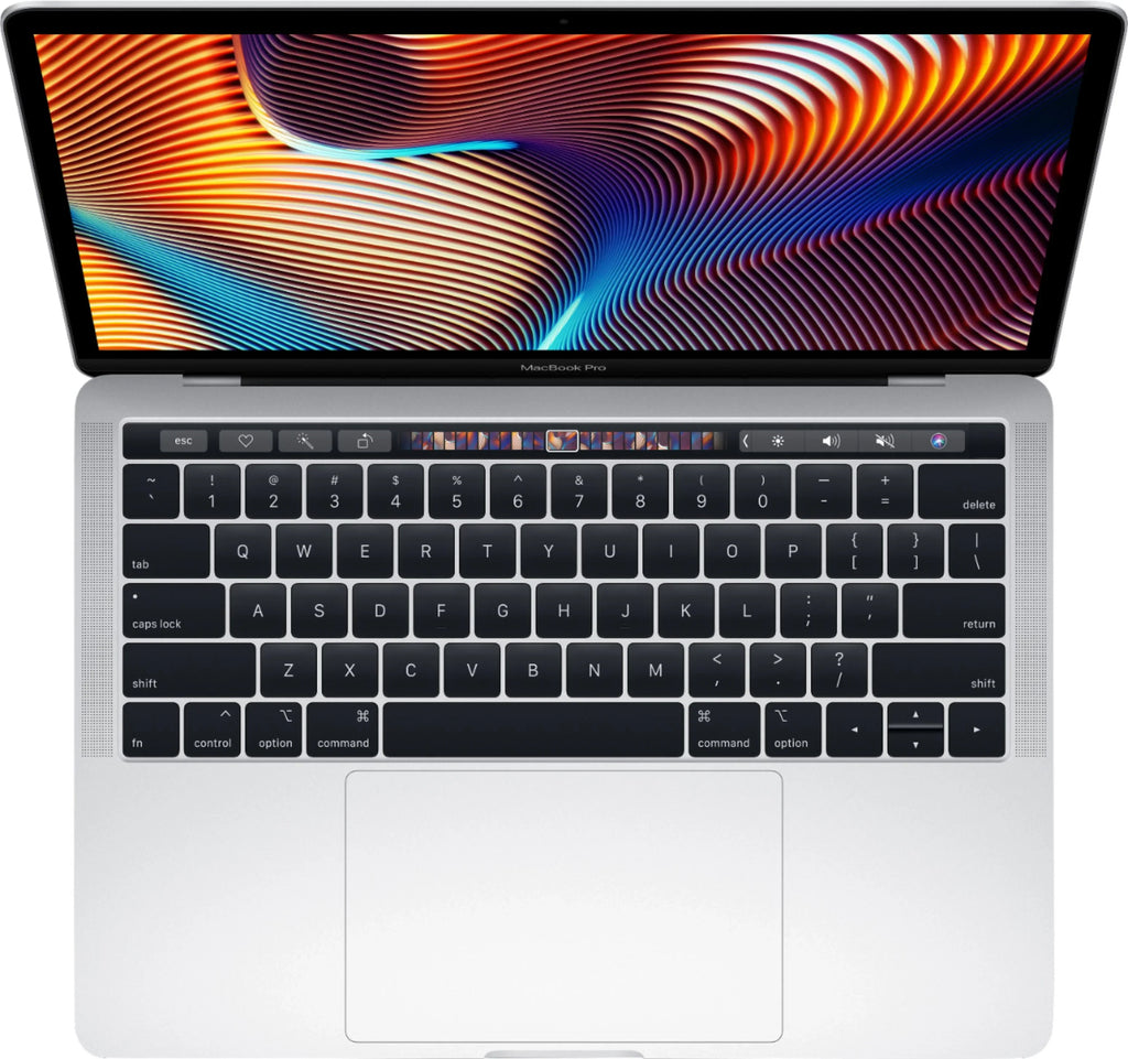Laptop Apple 2.3GHz, - Starter Cleaning (Mid (Refurbished) Kit + + with 13-inch 2018, 256GB Zipper (i5 Kit SSD) Silver Pro MacBook Bundle MR9U2LL/A) Black Sleeve