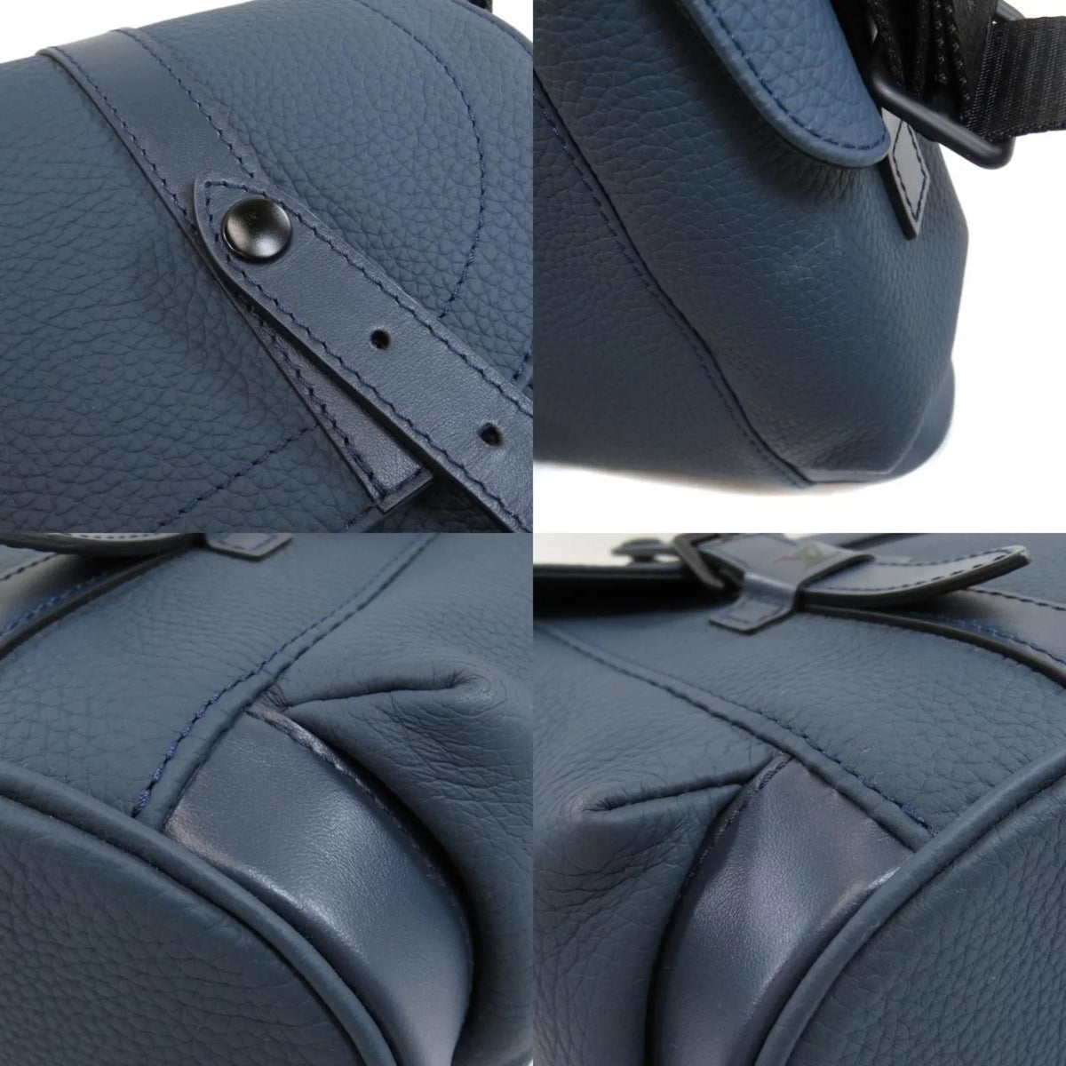 (Good) M58475 Vuitton Pre-Owned Leather Bag Taurillon Christopher Men's Louis Shoulder