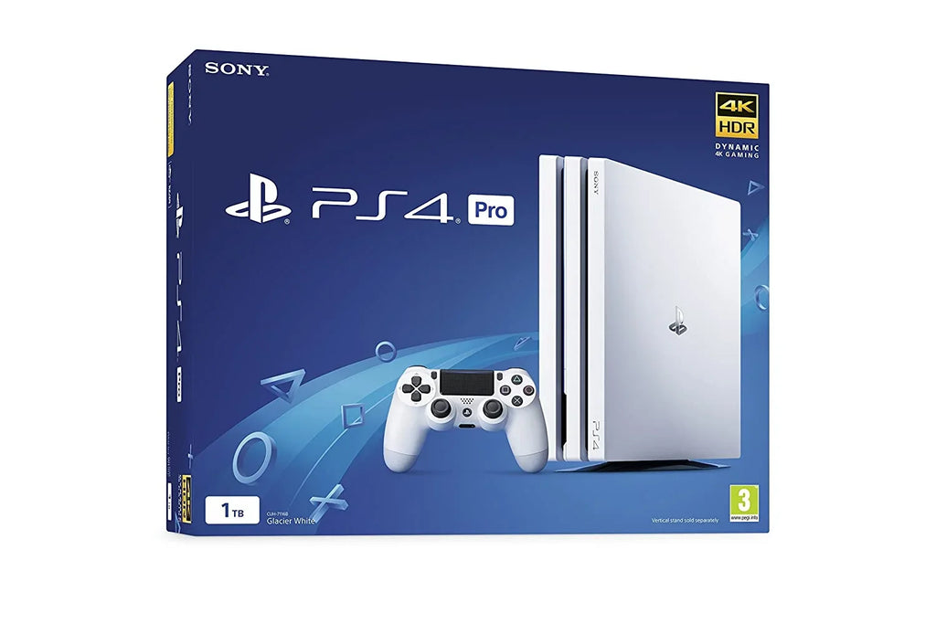 1TB with Bundle 4 Set Gaming Gaming New Sony Console Pro BOLT PlayStation Like AXTION White Head Only