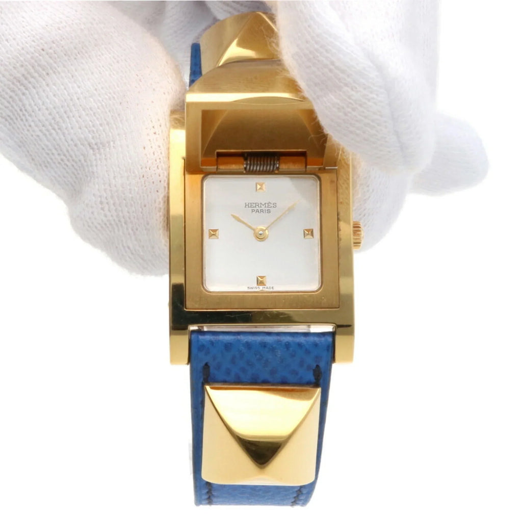 Hermes (Fair) Medor Pre-Owned Ladies Watch GP Quartz HERMES