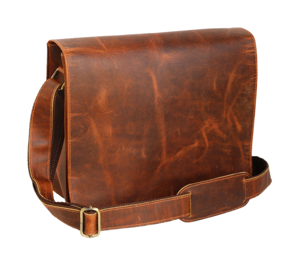 briefcase office men satchel bag shoulder MacBook bag iPad Handmade distressed for Leather bag gift for