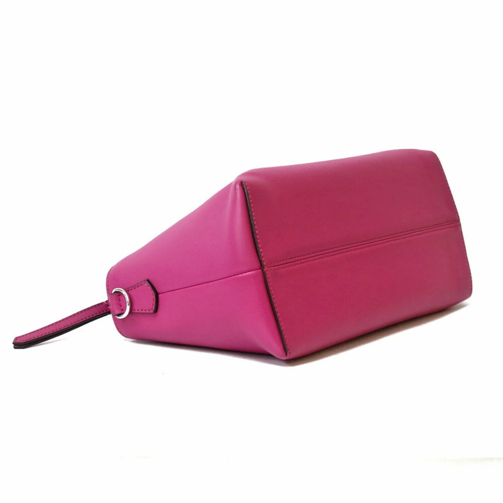 (Fair) Visaway Women's Pink Leather Pre-Owned Shoulder Fendi Bag FENDI