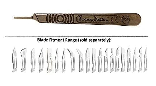 : for Morton 15 10 Steel) 11 (Solid : : Version) Version) 3 Stainless Handle Swann blades : No (Original : 12 : 15a Scalpel (Original 10a