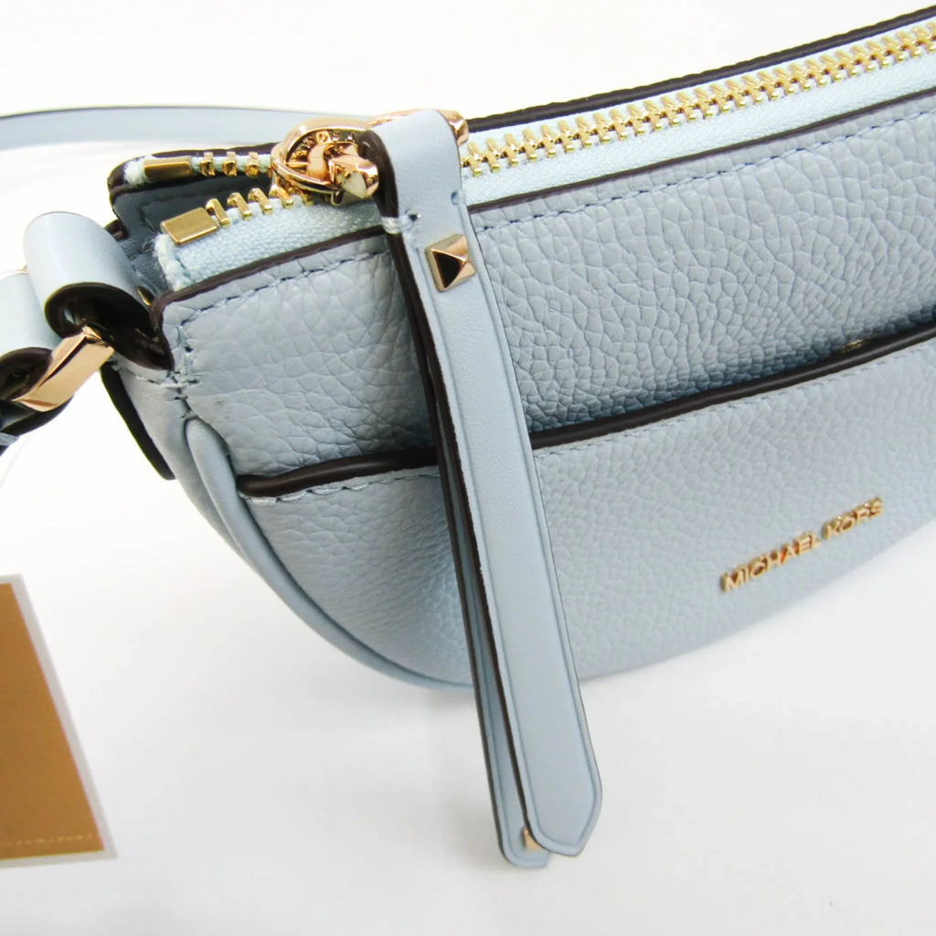 Blue (Good) Leather Kors Michael 35R3G4DC5L Shoulder Bag Pre-Owned Women's DOVER Light