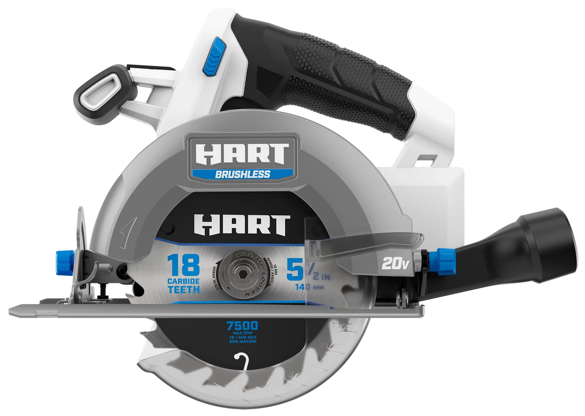 Battery-Powered Brushless Compact 5-1/2-inch Saw Not Circular (Battery HART 20-Volt Included)