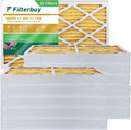 Air HVAC Pleated Furnace Filters Filterbuy AC MERV 11 8x20x4 (12-Pack)