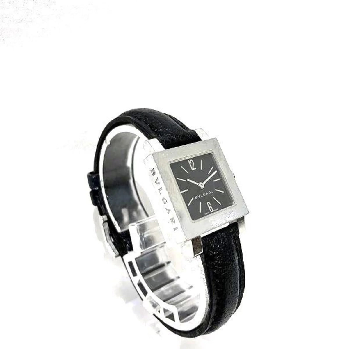 Pre-Owned Quartz SQ22SL BVLGARI Quadrato Ladies Bulgari (Fair) Watch