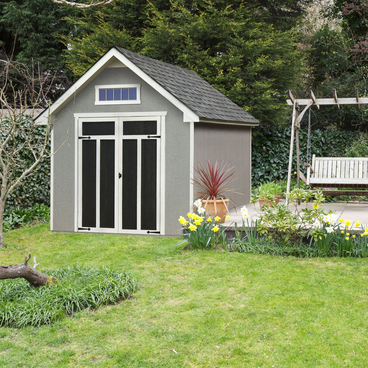 Handy Products Shed (Floor Included) 12 Storage Home x 8 Tribeca Wood ft. ft.
