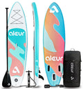 Deck, Up Hand Board and Stand Paddle W Non-Slip Leash, Paddle SUP Premium Backpack, Inflatable Explorer & Accessories Package Aleur Pump