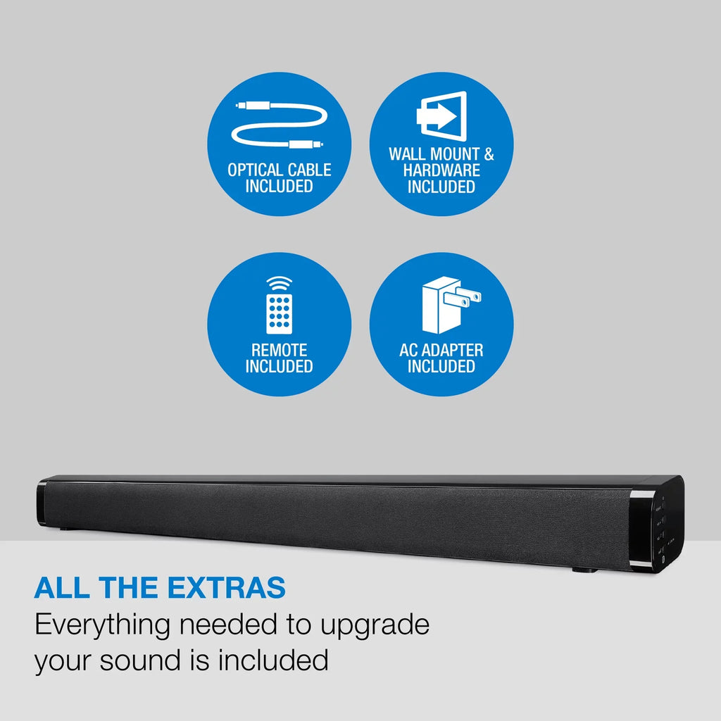 29" Wireless ITB031B Bluetooth Soundbar, iLive