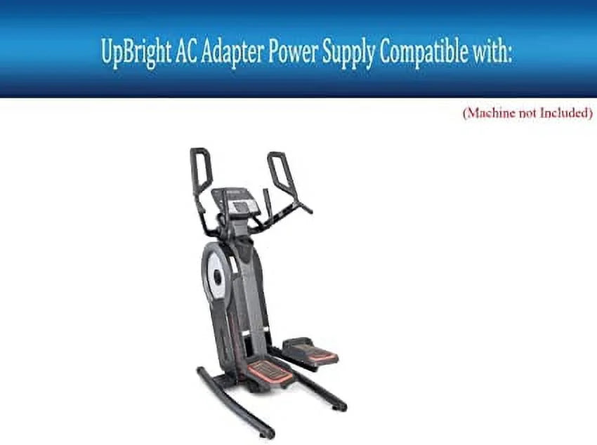 ProForm Power Cord iFit Trainer Cross Model PFEL07920 Charger Compatible UpBright PFEL079200 Stepper HiiTL6 HiiT Cardio 9VDC Battery AC/DC L6 Adapter with PSU Pro-Form PFEL07920.0 Supply Elliptical 9V