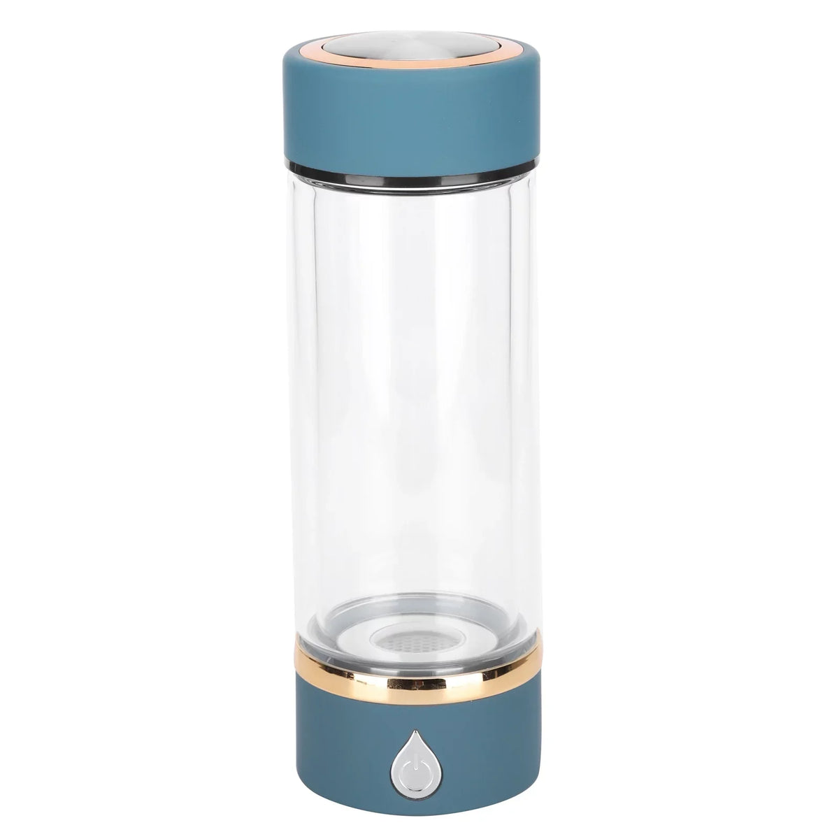 Hydrogen Portable Machine Generator Blue Water Hydrogen Water Bottle 380ml Maker USB