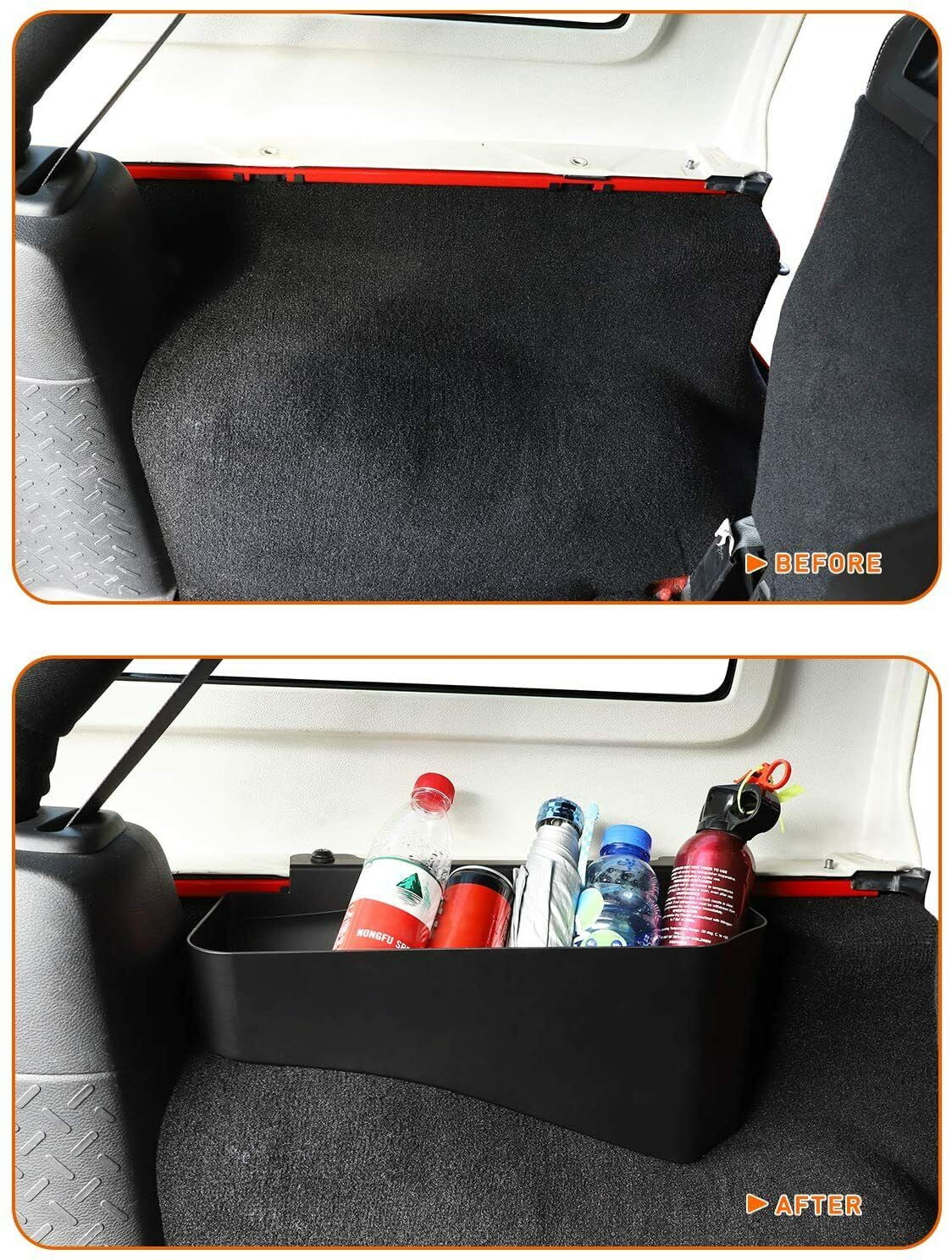 Box Wheel Storage Teledu Tray Trunk Bin Rear Organizer Well