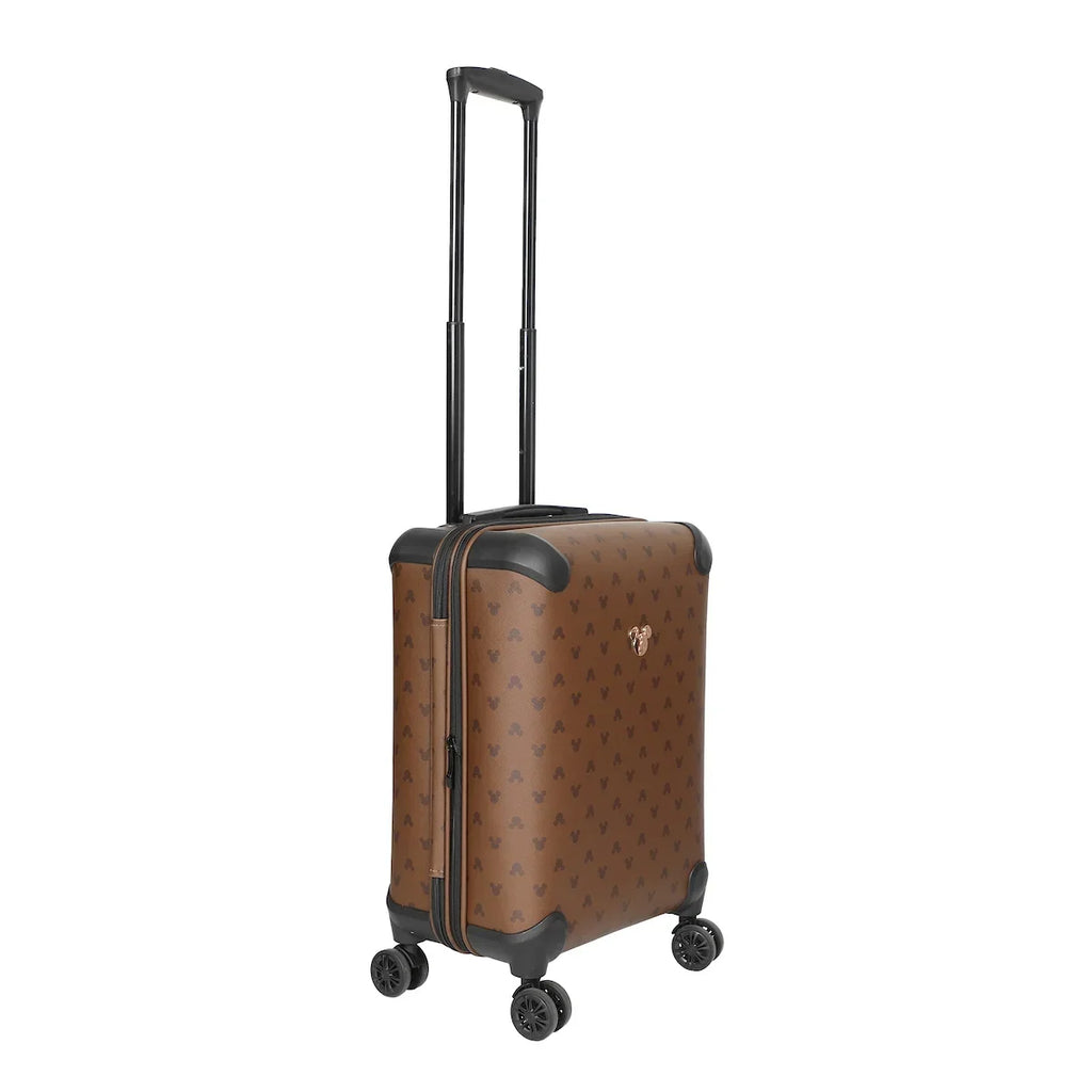 22” Brown Ears Luggage Disney Mouse Rolling Mickey