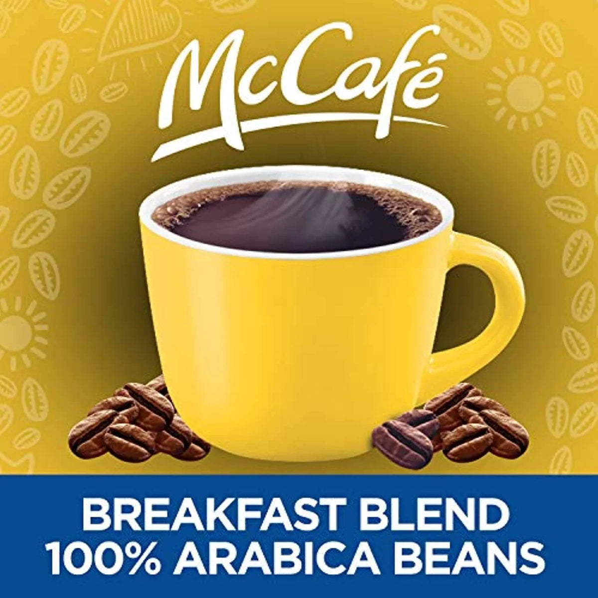 Coffee Ground Pack (12 Mccafé Oz Of Roast Canisters, Light Breakfast 6) Blend