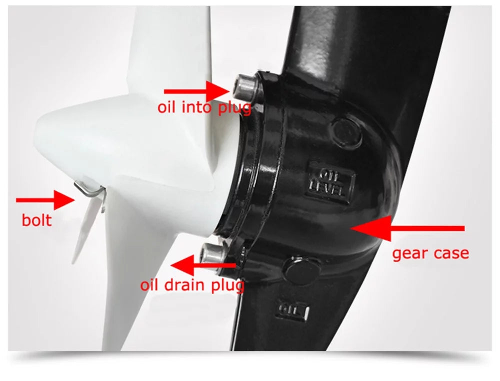 Trolling Fishing Outboard 4HP 48V Brushless Engine Boat Techtongda Electric Motor Motor