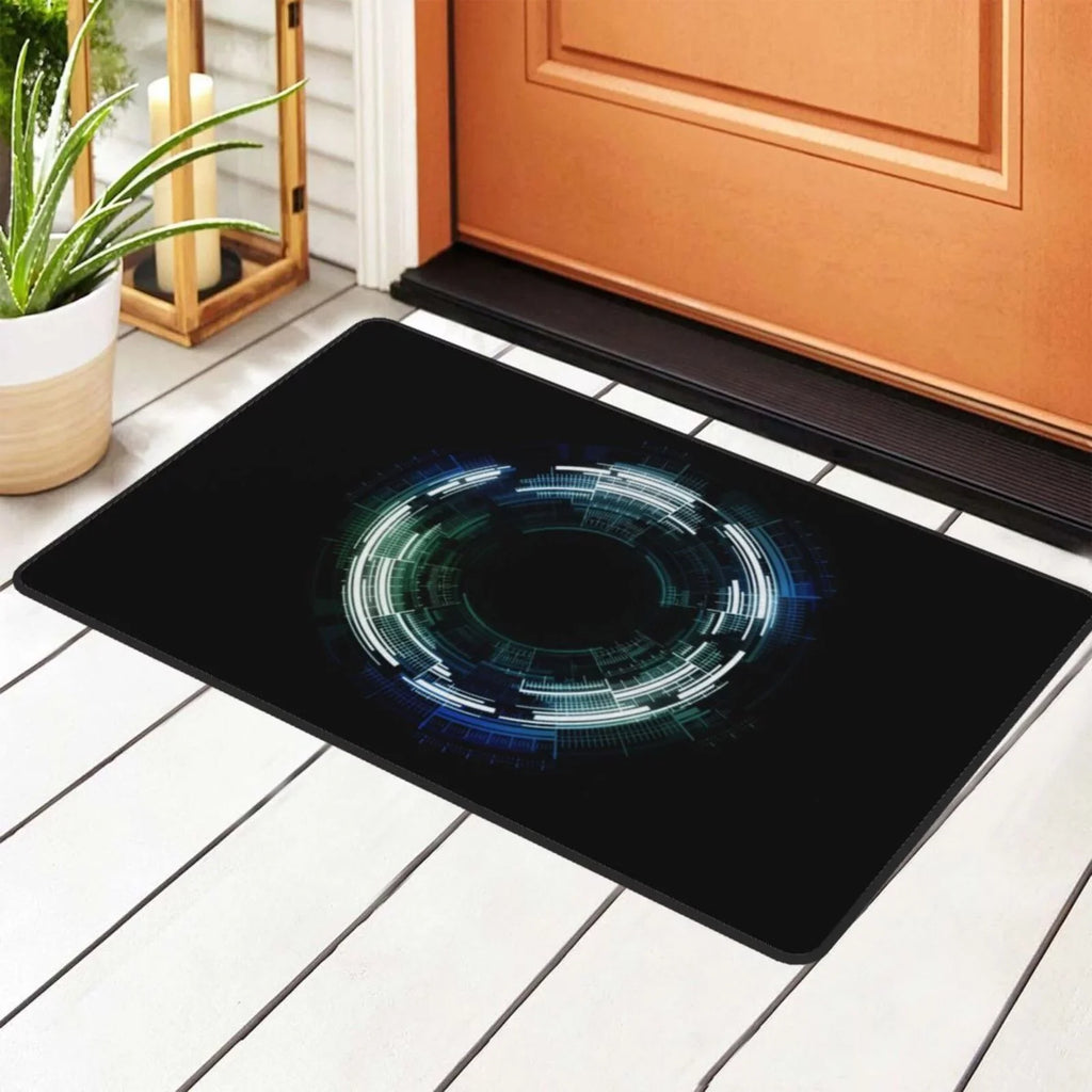Entryway Front Rugs Absorbent Door Future Non-Slip Electricity Doormat, Mat Rugs, Doormat Back 36"x24"