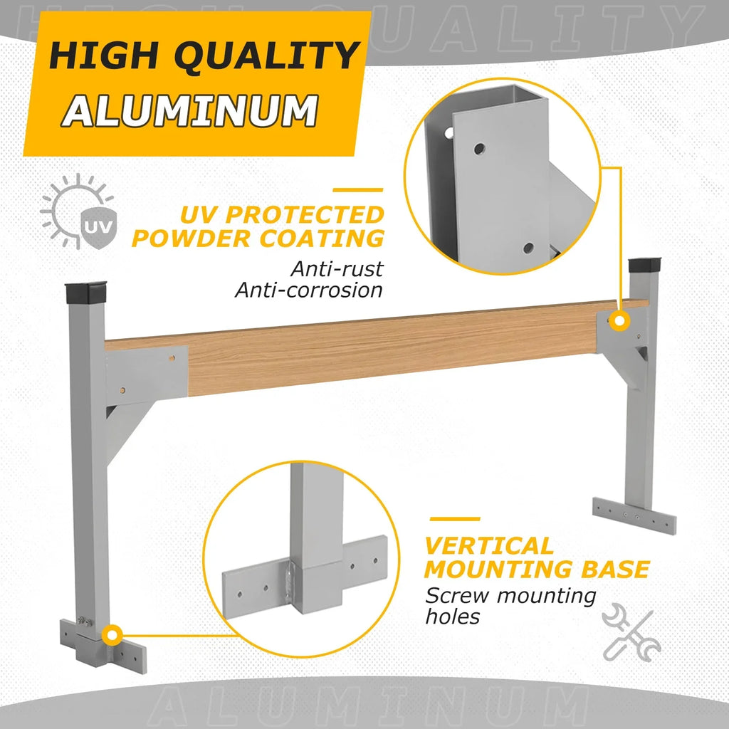 Rack Ladder Vans Trailers Bracket Roof Kojem for Enclosed Adjustable Cargo Kit
