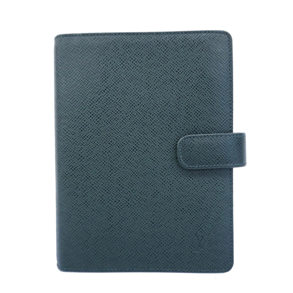 Louis Agenda (Good) Episea Vuitton MM Notebook Pre-Owned R20403 Taiga Cover Men's